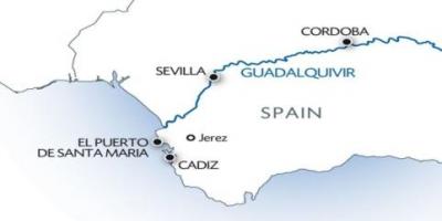 Guadalquivir térkép