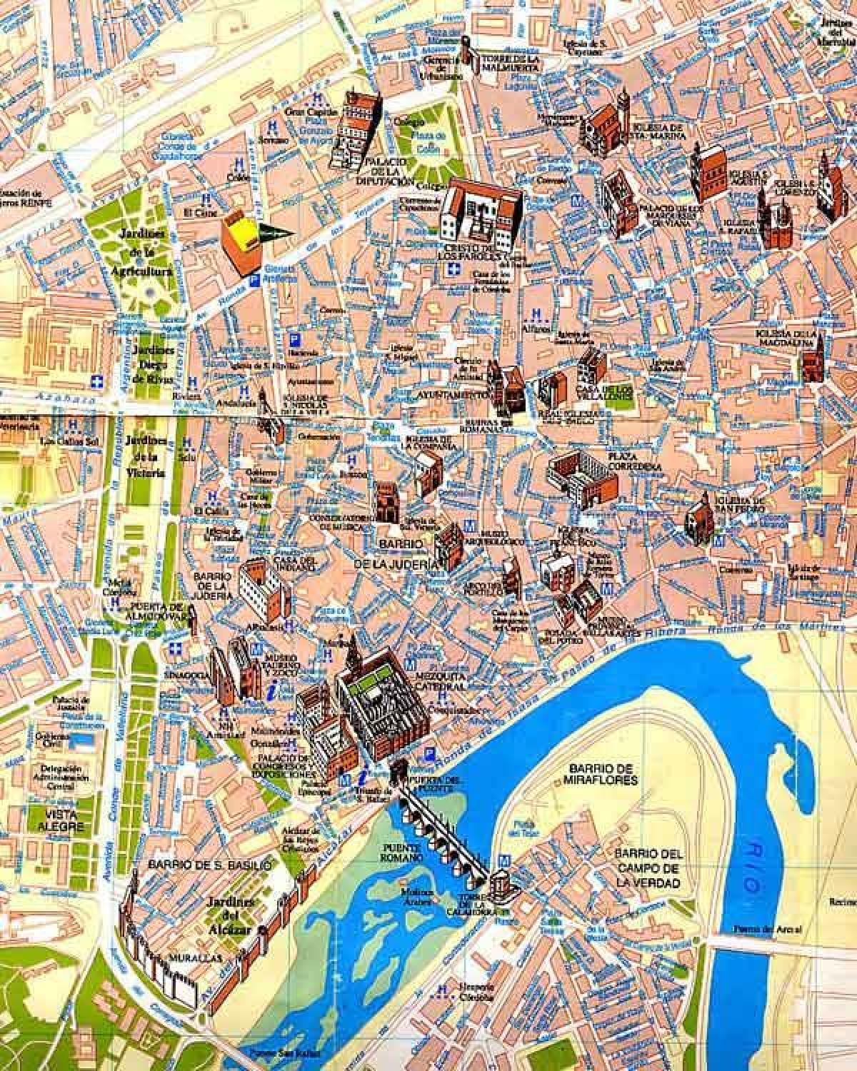 térkép Sevilla séta