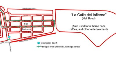 Térkép meleg Sevilla