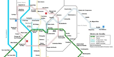 Térkép Sevilla vasútállomás
